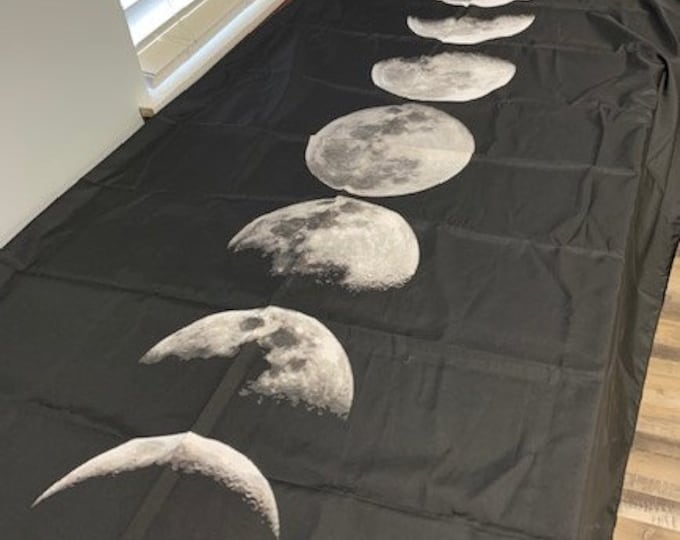 Moon cloth, tapestry, table cloth 58"x50", rayon
