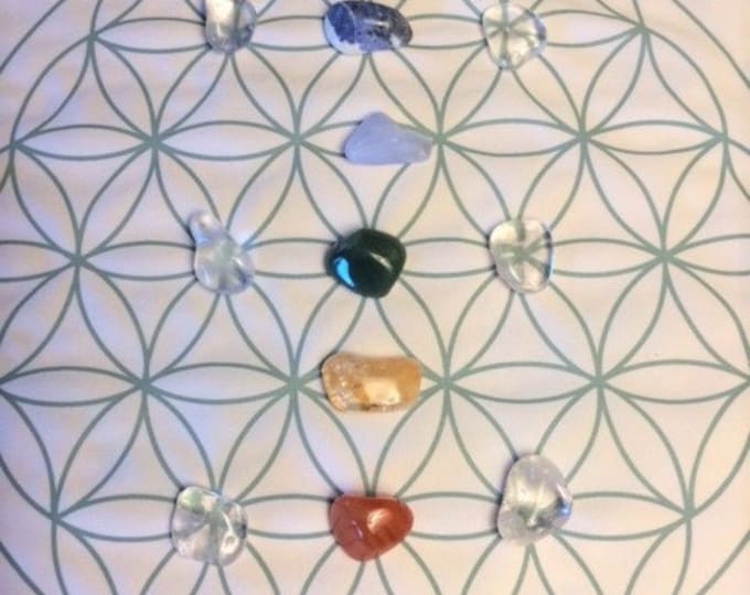 Chakra Crystal Grid, 13 Crystals