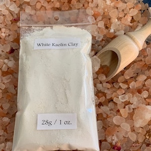 White Kaolin Clay, Natural Health, Mask, Cosmetics, Health & Beauty, Cleanse, Detox