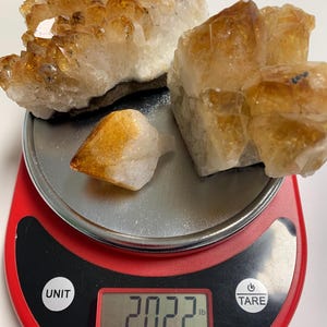 SALE! 2 pounds of Citrine! 2 clusters, 1 point