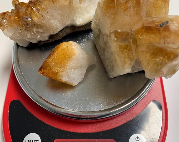 SALE! 2 pounds of Citrine! 2 clusters, 1 point