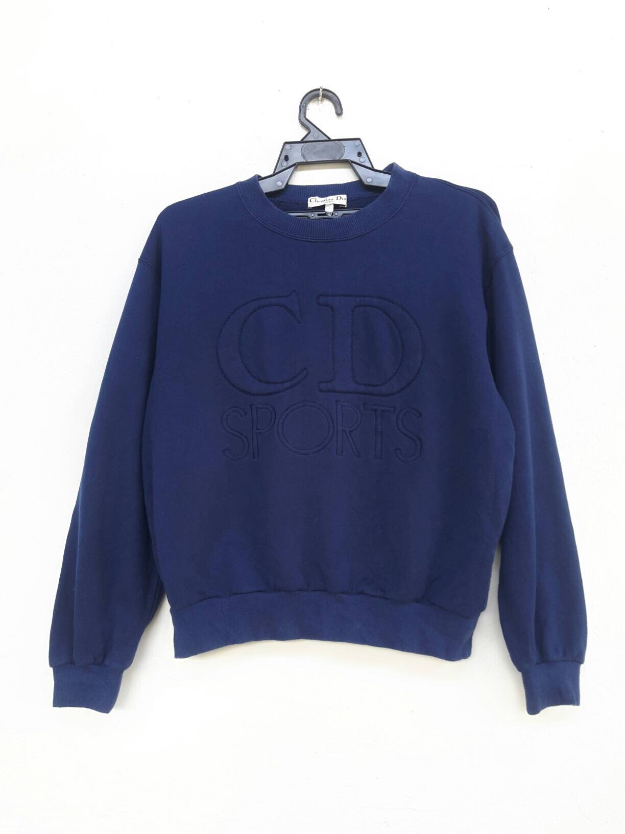 vintage christian dior sports sweatshirt