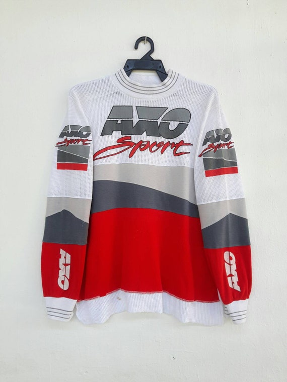 Vintage AXO Sport Motocross Tshirt Maglia a manica lunga su | Etsy Italia