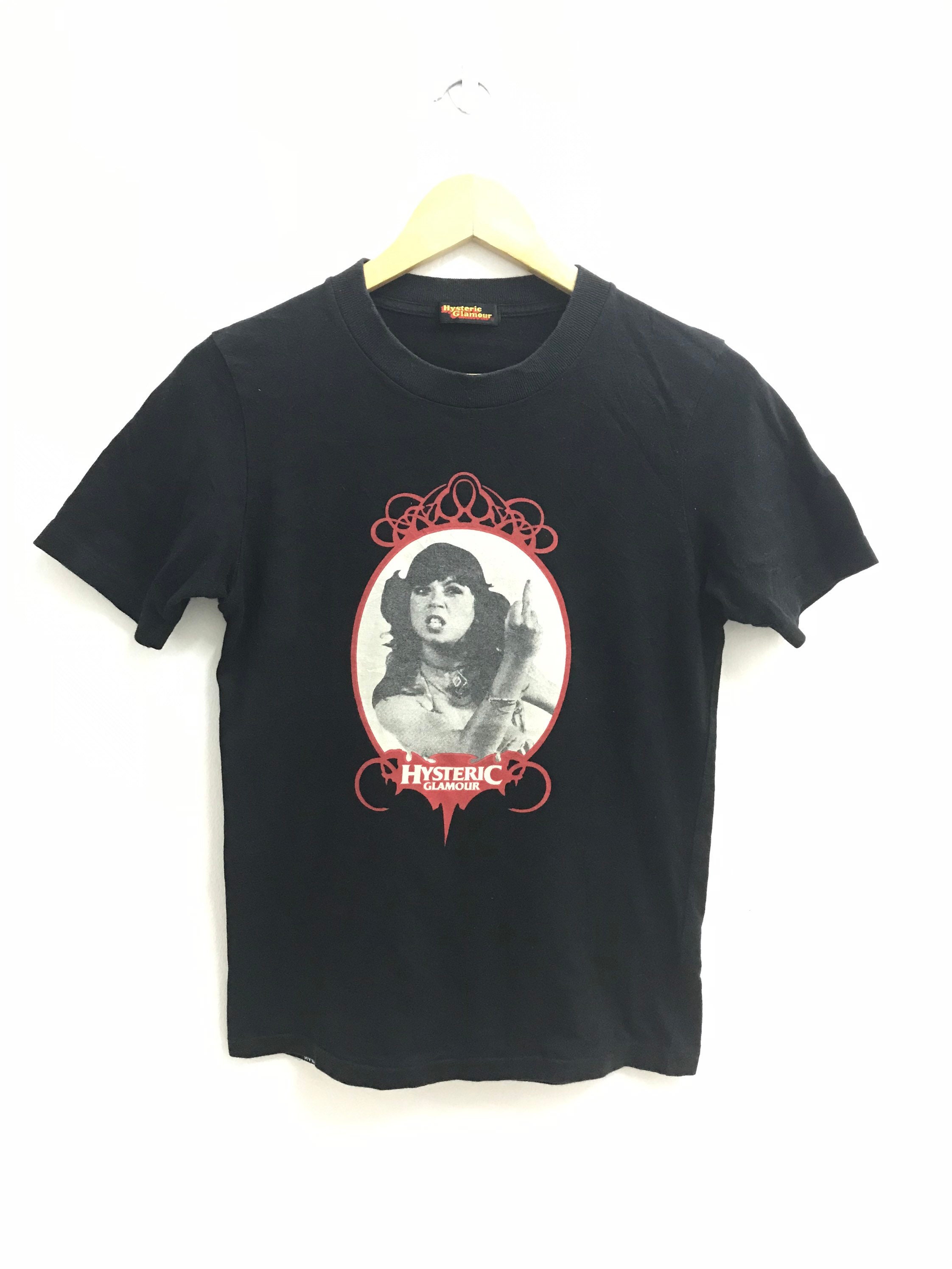 vintage hysterics girl cat design tee