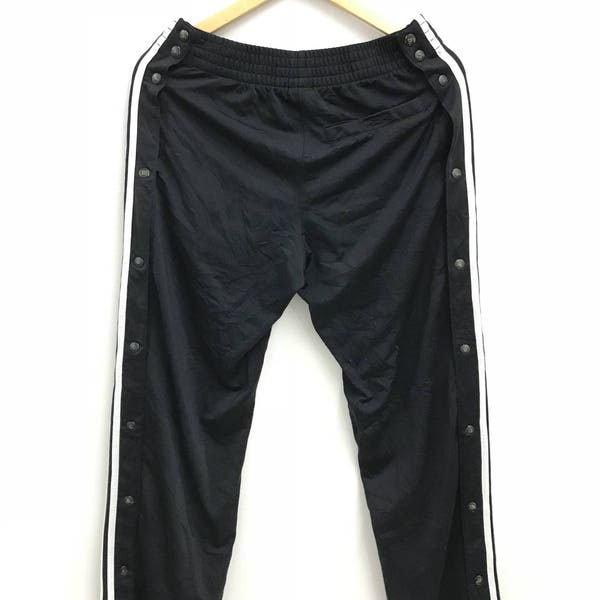 Vintage Adidas Popper Tracksuit Pants..Kim Kardashian..Kanye West..Size S