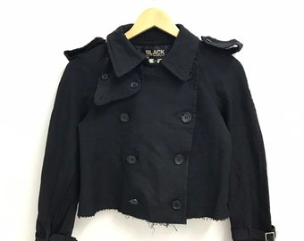 〔Vintage〕90s Black Double Set-up デカ襟 Vintage〕90s Black Double Set-up デカ襟 セットアップ