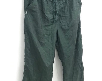 Vintage 90s Christian Dior Monsieur Green Track Pants..size 34-38