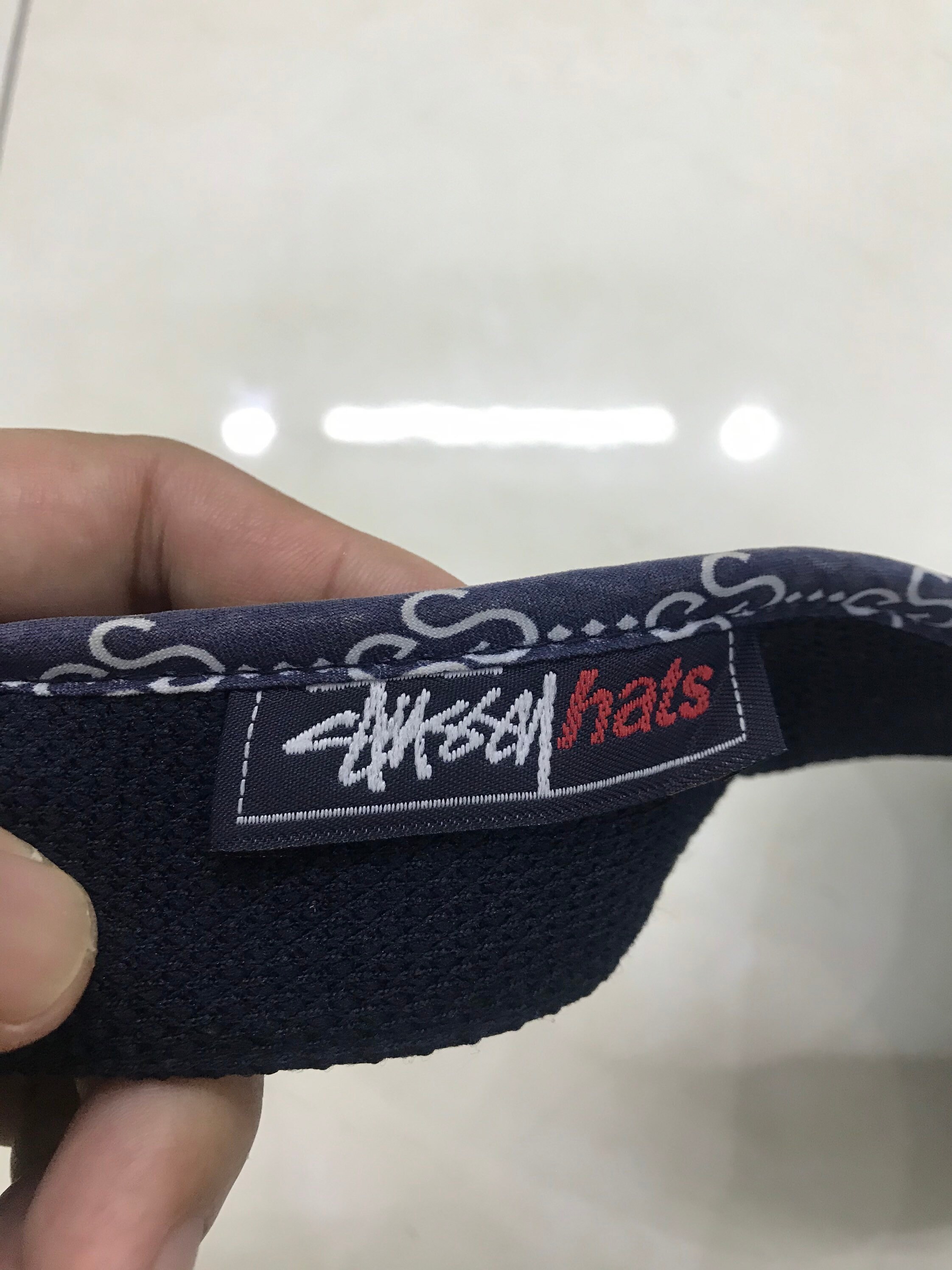 Free Shipping! Vintage Stussy Monogram Half Cap..streetwear