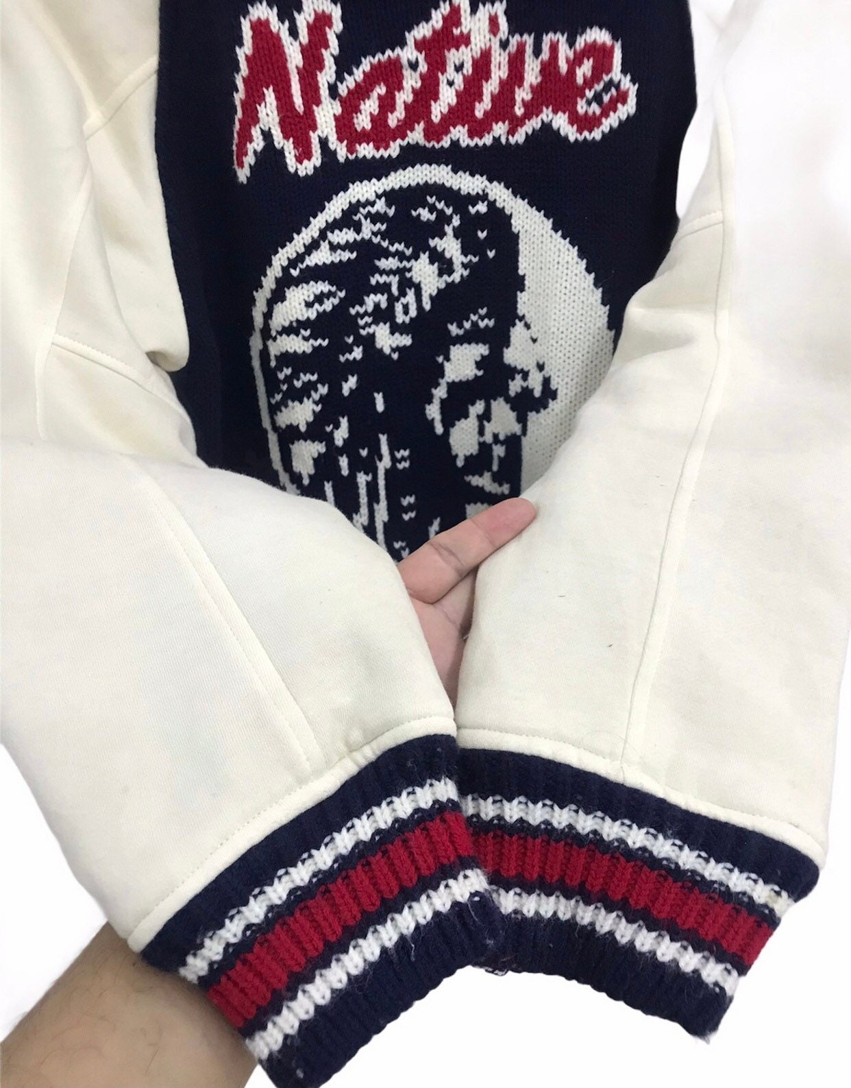 Indian Head Varsity Jacket 80s