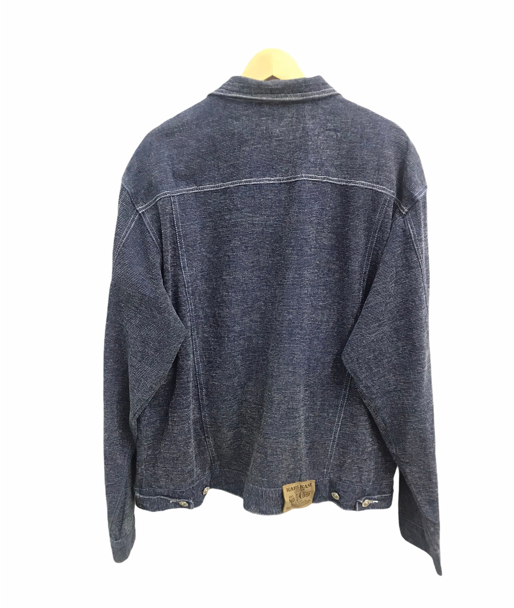 希少 90s “Karl Helmut” corduroy MA-1 金子功 期 Vintage Karl Helmut Bomber Denim Jacket Large 90s Japanese