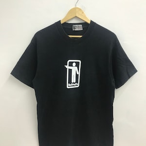 Bitch Skateboards Shirt Fleece Hoodie Size Medium Hook Ups