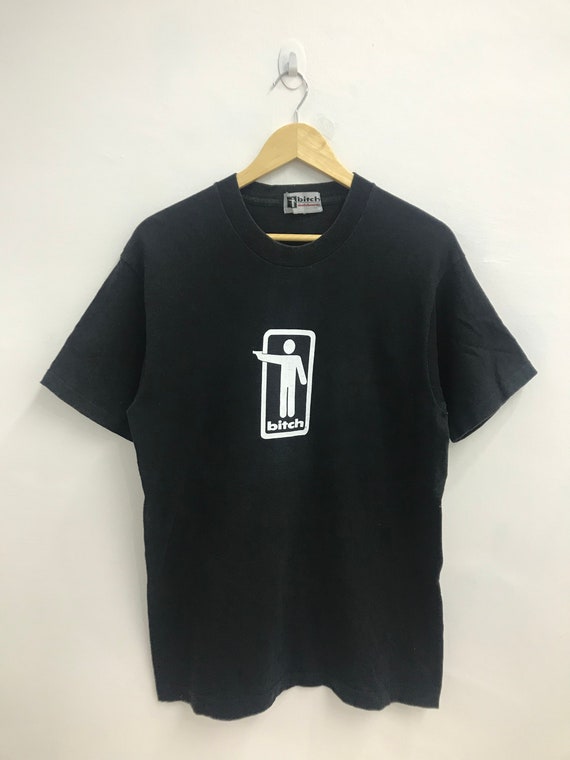 L 90s bitch skateboards ビッチ Tシャツ 黒 USA製 www.krzysztofbialy.com