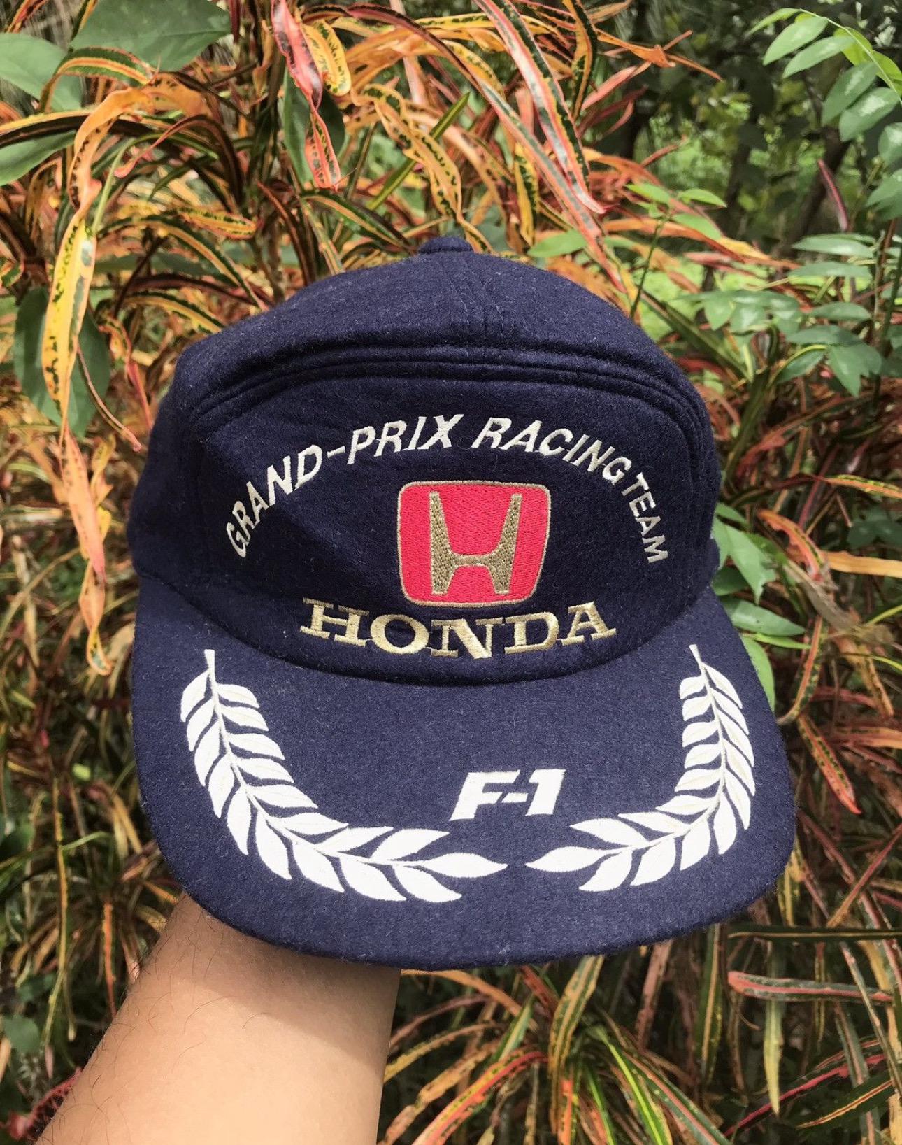 Vtg 90s Honda Grand-prix Racing Team 7 Panel Cap - Etsy