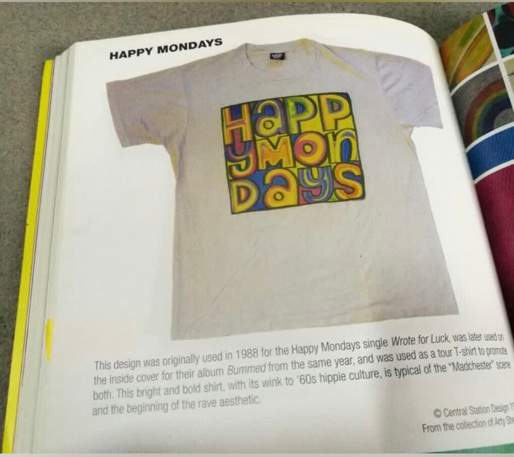 ヴィンテージ 1988 ハッピー・マンデーズ Wrote For Luck Bummed