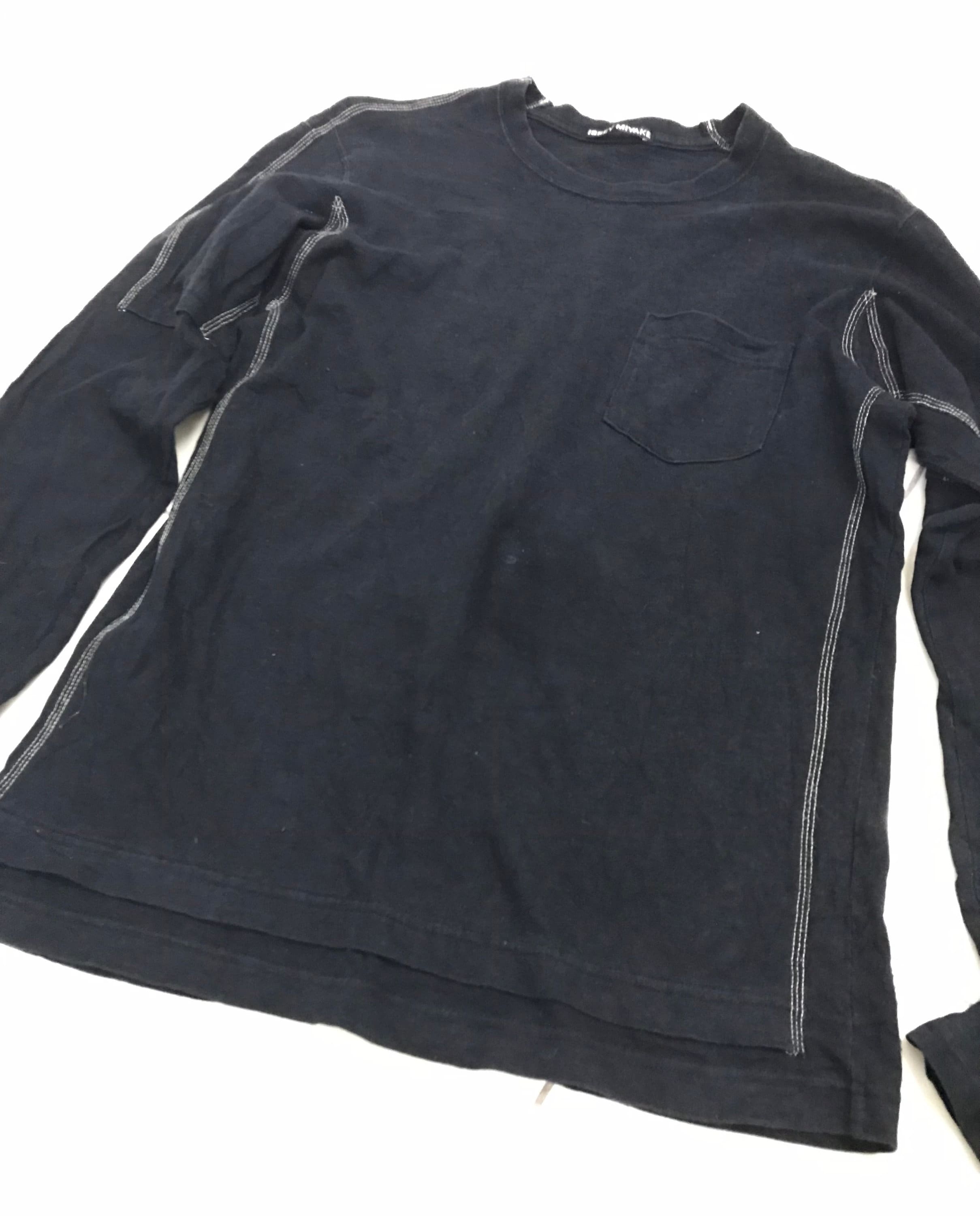 Vintage 90s Issey Miyake Men Autumn Single Pocket Long Sleeve 