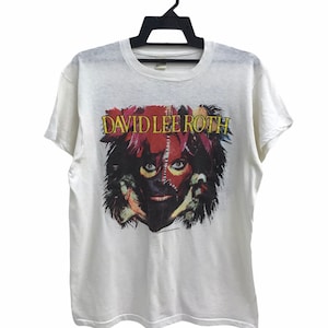 Vintage David Lee Roth Eat Em and Smile The World Tour 1986..Heavy Glam Metal Van Halen..Size XL..Made in USA