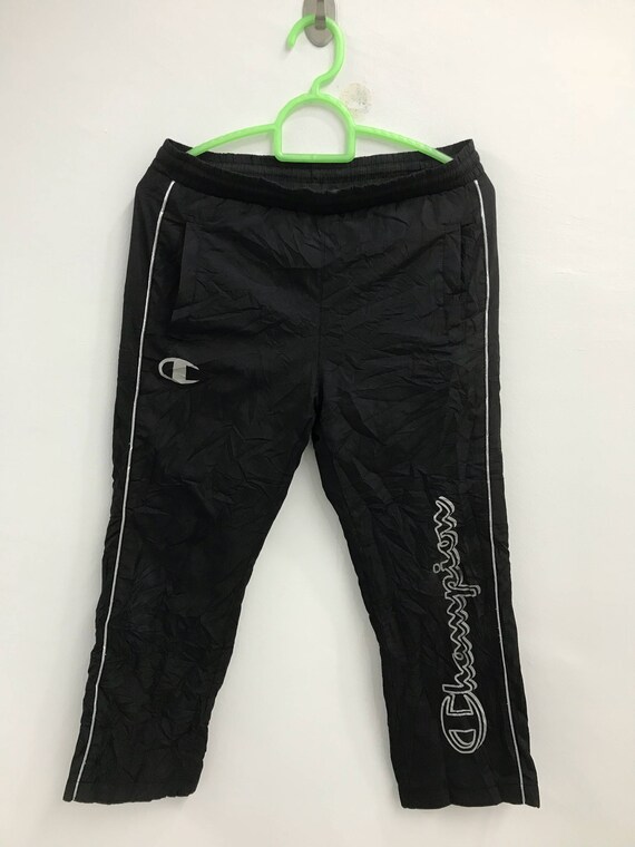 Vintage Champion Big Logo jogger pants..Hip Hop..