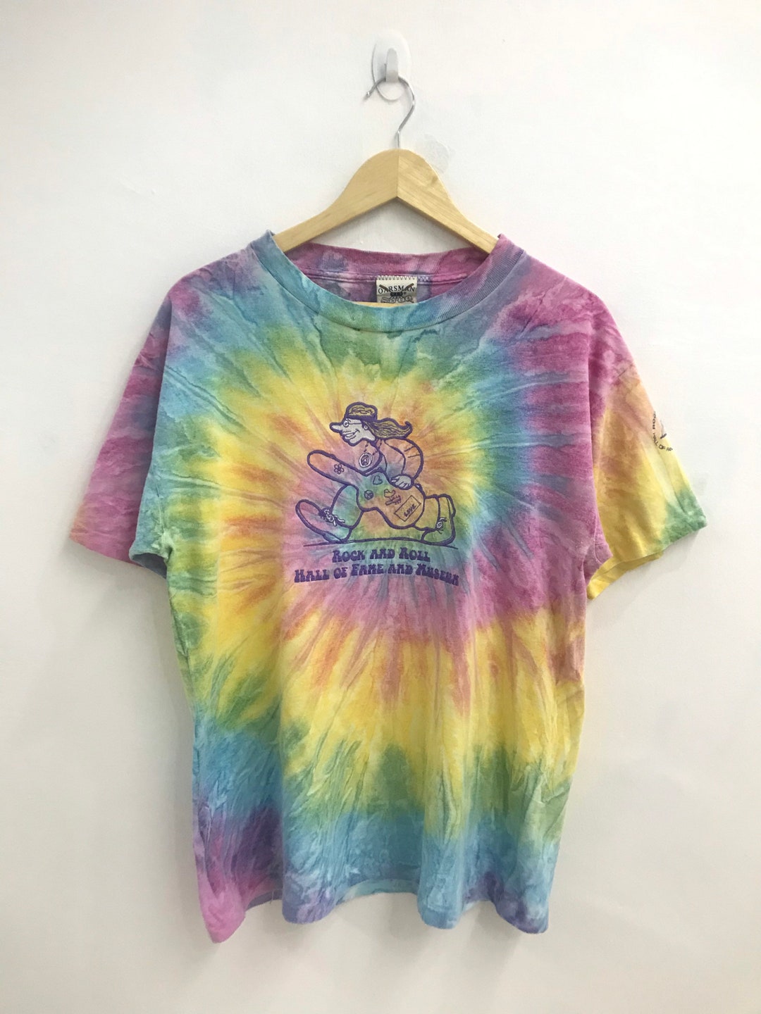 Vintage 90s Rock and Roll Hall of Fame and Museum Tie Dye - Etsy