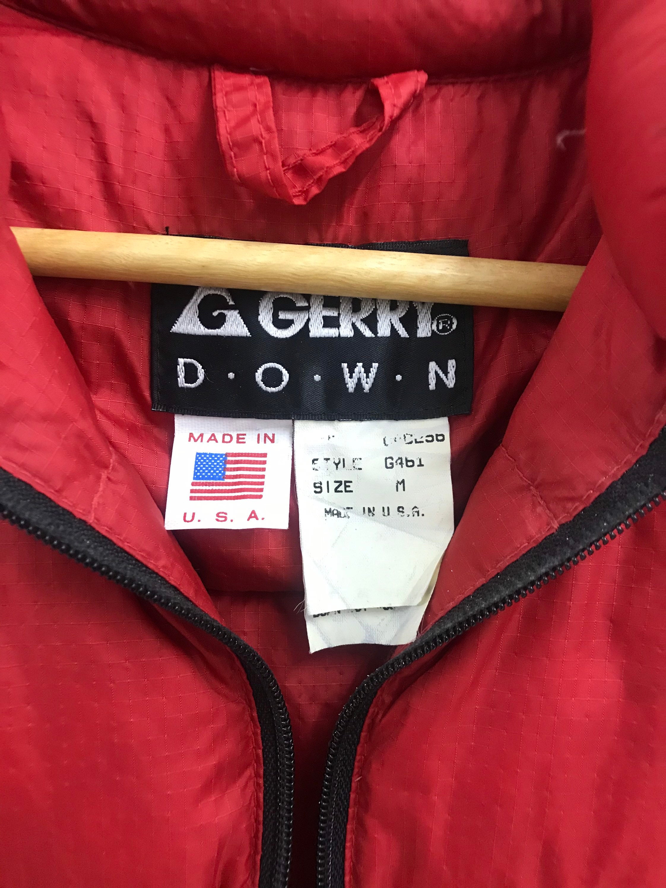 Vintage Gerry Down Vest..outdoor Sportswear..size M..made in Etsy