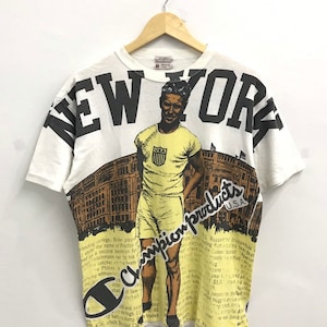 Vintage Stussy Eiffel Tower Fullprint Spellout tshirt..Streetwear..Size L