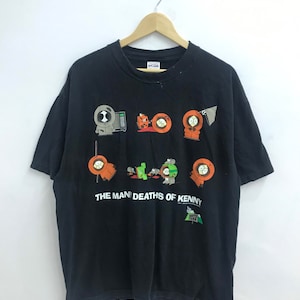 Spedizione gratuita! Vintage 1998 South Park "Le molte morti di Kenny" American Animated Sitcom.. Taglia XL