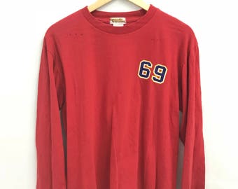90s ヒステリックグラマー SIXTY NINERS Tシャツ 薄黄色 紺