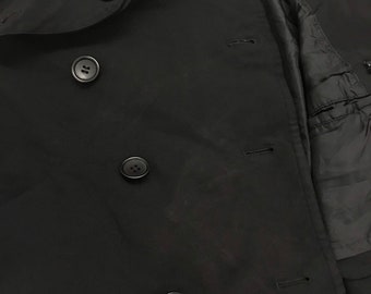 Free Shipping! Vintage Comme Des Garcons Black Distressed