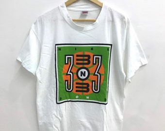 Vintage 1995 Nike Just Do It Basketball 3ON3 California’s Largest Annually Street Tournament Tshirt..Size L..Made in USA