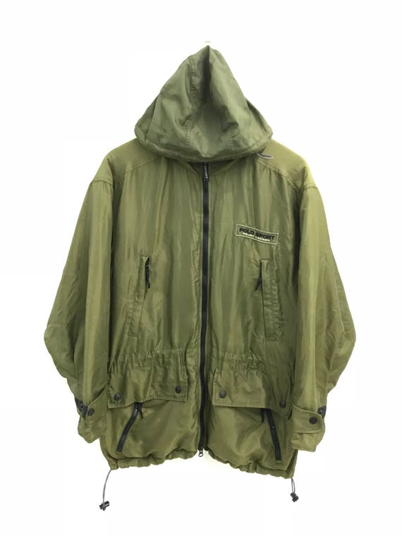 olive green polo hoodie