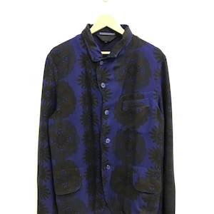 Rare!! Vintage Comme des Garcons Floral Button Ups shirt..Size S..Made in Japan