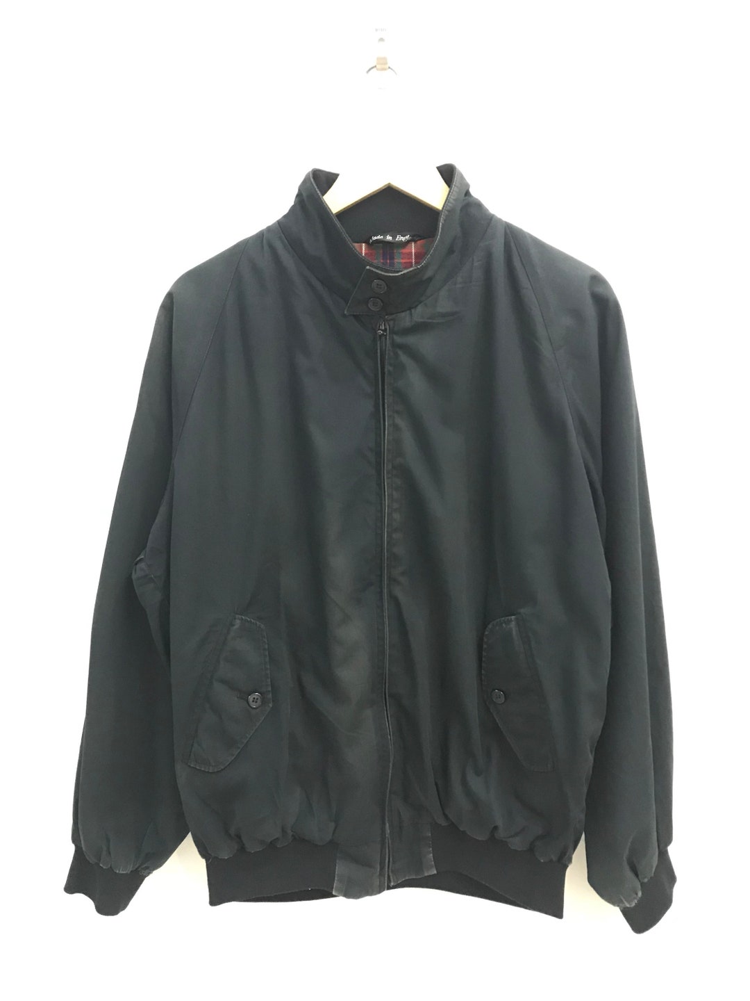 Vintage 90s Baracuta Harrington Jacket..size L..made in - Etsy