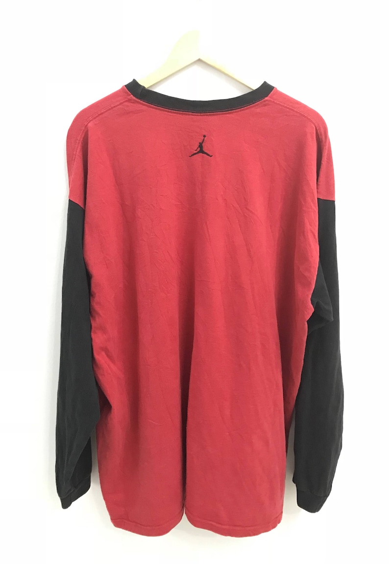 Vintage Nike Air Jordan Long Sleeve Tshirt..big Logo..size XXL - Etsy