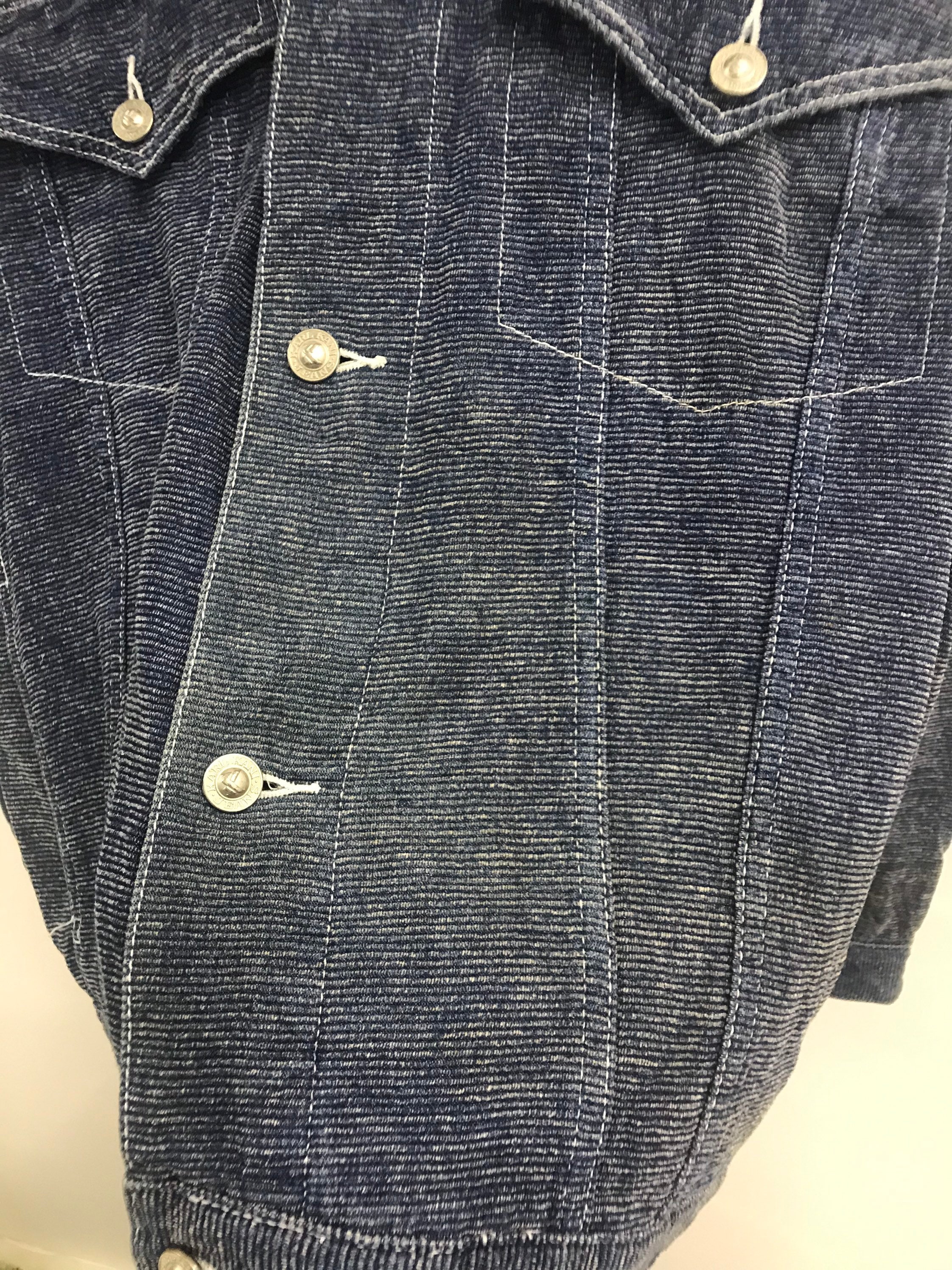 Vintage 90s Karl Kani Denim Corduroy Jacket..streetwear Hip Hop 