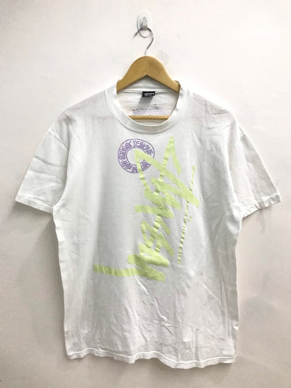 Vintage 90s Stussy Designs Tribe Streetwear FUCT tshirt..Size L..Made in USA