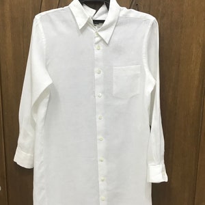 Junya Watanabe Comme des Garcons Linen Dress Shirt..Size XS