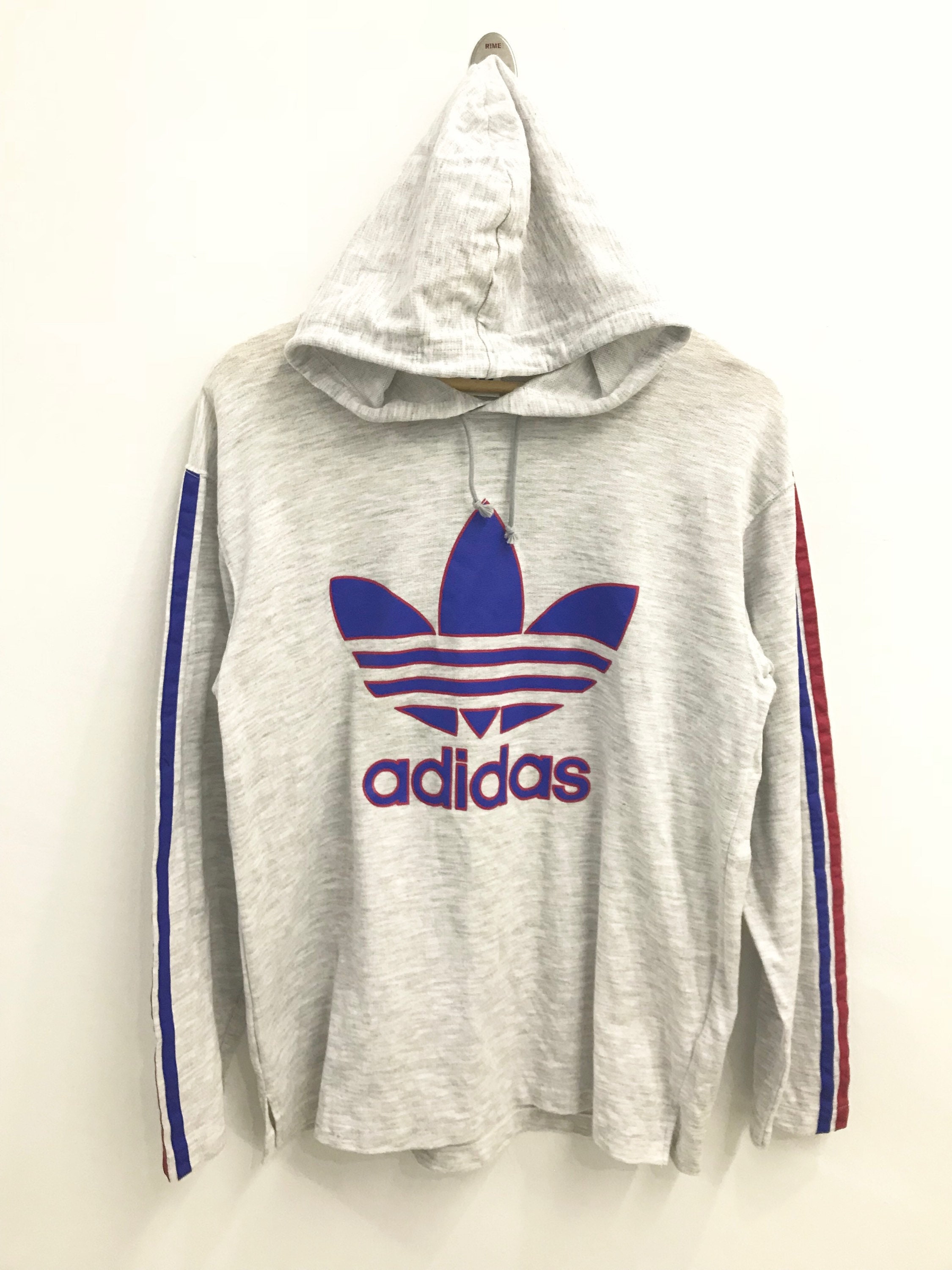 Vintage 90s Adidas Big Logo Hoodie Shirt..made in Japan - Etsy Vintage 90s Adidas Big Logo Hoodie Shirt..made in Japan - Etsy