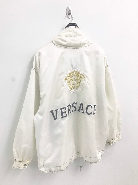 Vintage Gianni Versace Spell Out Logo Sweatshirt Kleding Gender-neutrale kleding volwassenen Hoodies & Sweatshirts Sweatshirts 