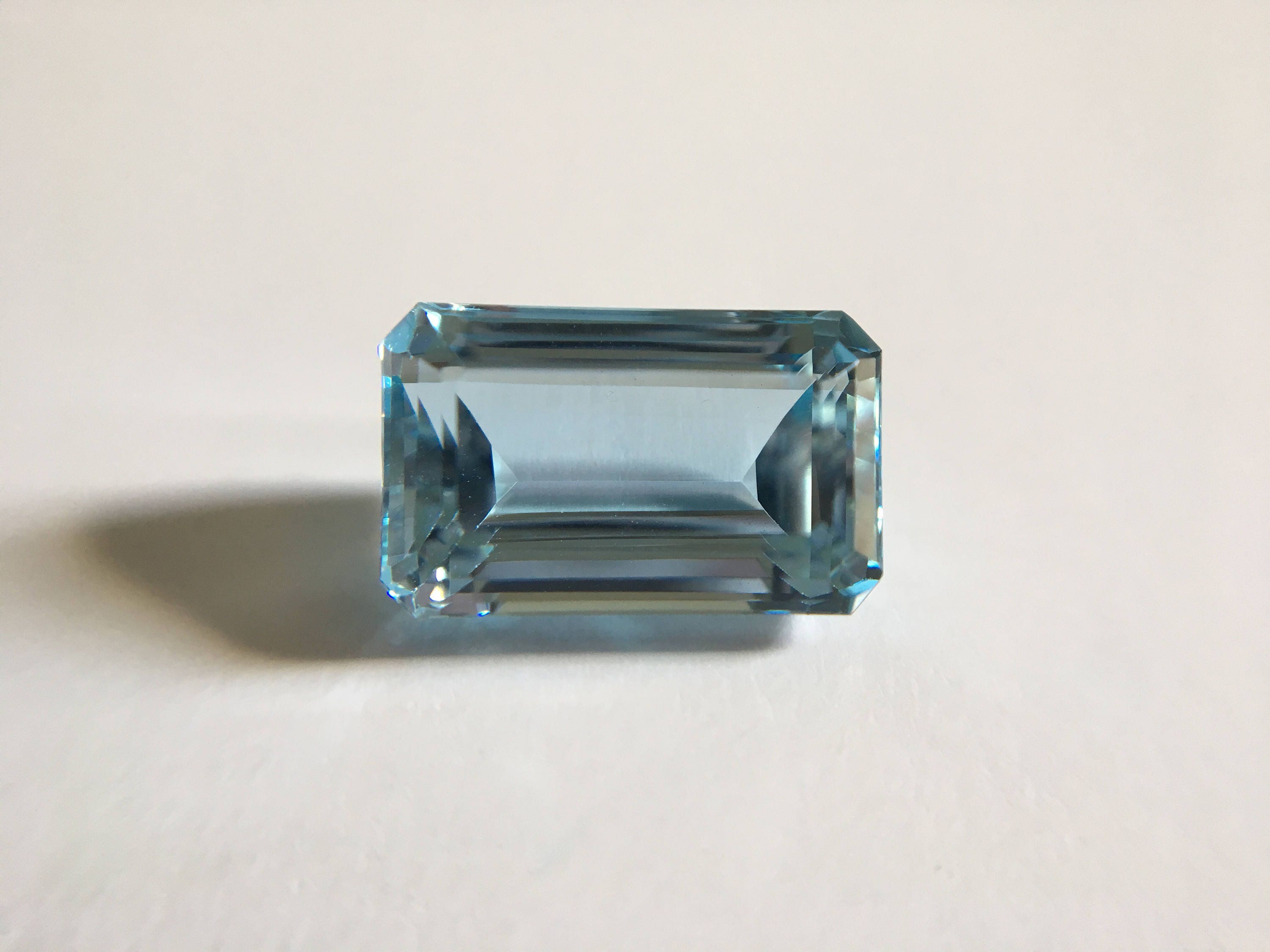 3.12 Ct Emerald Cut Blue Topaz Natural Blue Topaz Emerald - Etsy