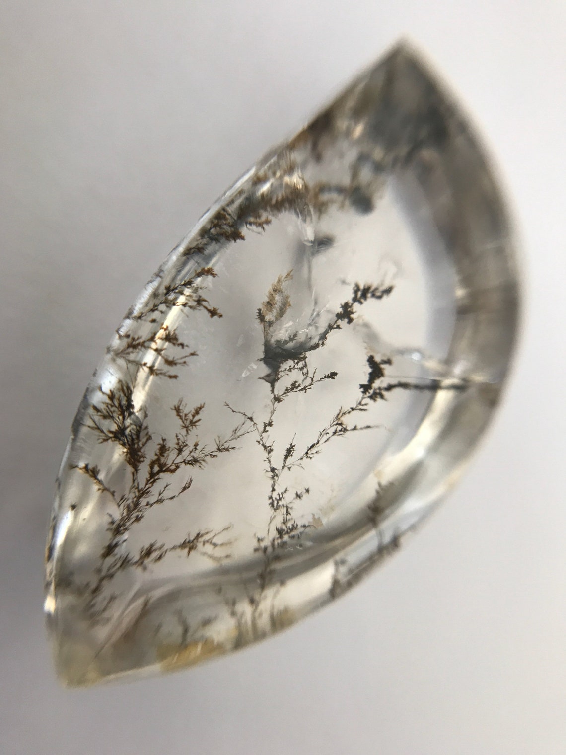 13.73 Ct Dendritic Agate, Scenic Dendritic Agate, Unique Loose Gemstone