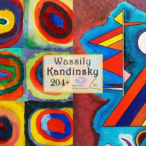 Wassily Kandinsky Print Set: 204+ Artist Painting Images (Digital Download)