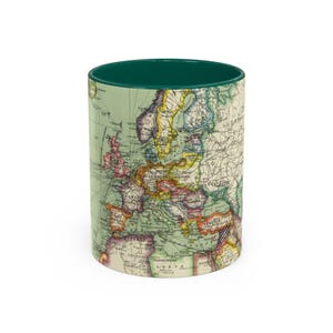 World Map Mug: Vibrant Traveler Coffee Cup - Geography Gift