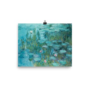 Póster de Ninfas de Claude Monet: Impresión artística con calidad de museo