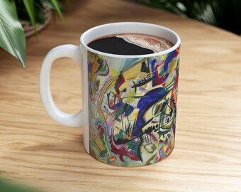 Composition VII Artwork Wassily Kandinsky Abstract Art Ceramic Mug