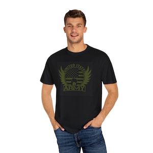 Vintage US Army Graphic T-Shirt: Unisex Military Tee