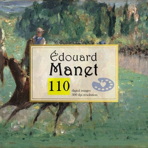 Édouard Manet Fine Art Prints: Botanical Painting Poster Set (Digital Download)
