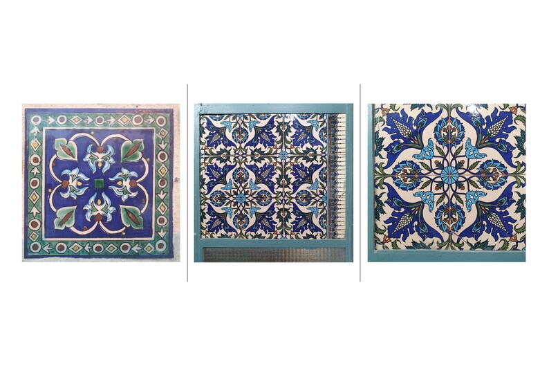 Vintage Tiles Commercial Use Original Handmade Classic Old Tiles Wall
