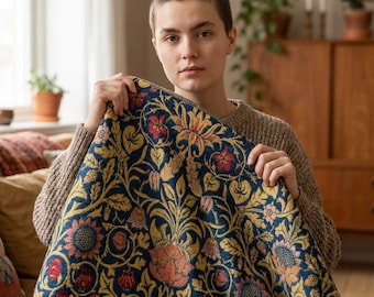 William Morris Floral Pattern Fabric Yardage | Fabric