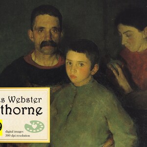 Charles Webster Hawthorne Print Digital Download Charles Webster Hawthorne Poster Fine Art Painting Wall Art Set Art Artist Print Set