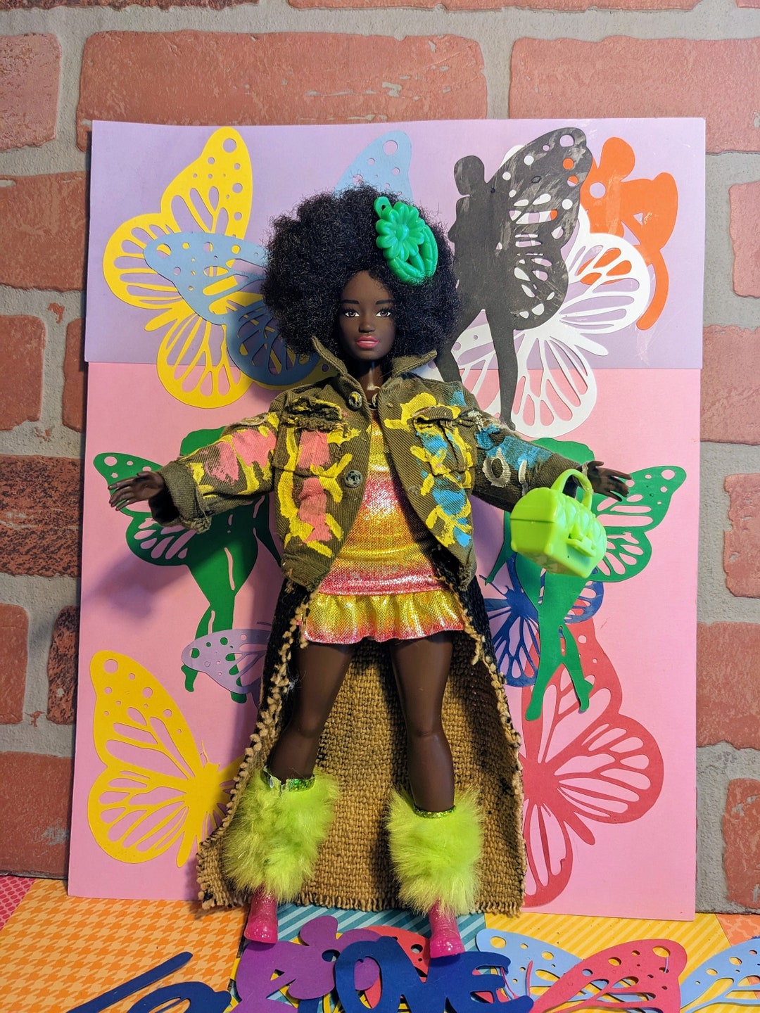 Barbie AA African American Barbie. Afro Curvy. - Etsy