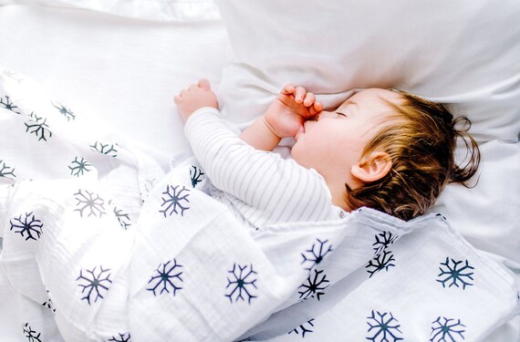 MINIBAE 100 Cotton Premium Muslin Baby Wrap Bassinet Swaddle